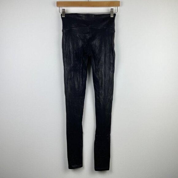 Spanx Faux Leather Leggings (Style No. 2437) - Size Small Petite - Picture 8 of 12
